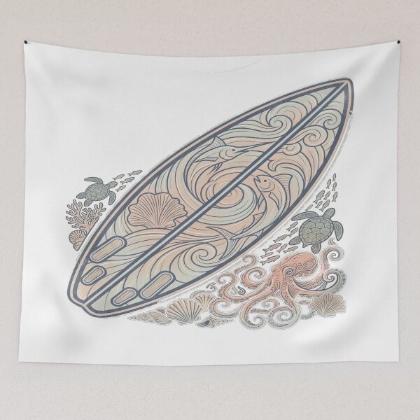 Item preview, Cute Sea Life Surfboard designed and sold by SurferLife.