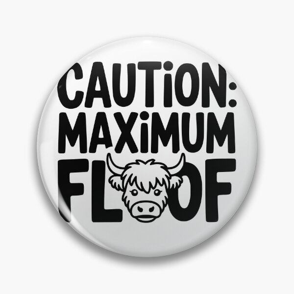 Item preview, Caution Maximum Floof designed and sold by theartfulaspie.