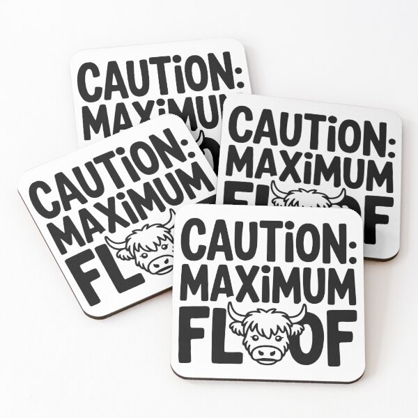 Item preview, Caution Maximum Floof designed and sold by theartfulaspie.