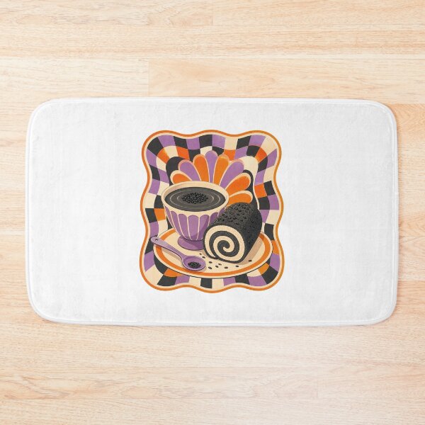 Item preview, Black Sesame Dessert Art and Cute Asian Food Illustration designed and sold by AMICO77.
