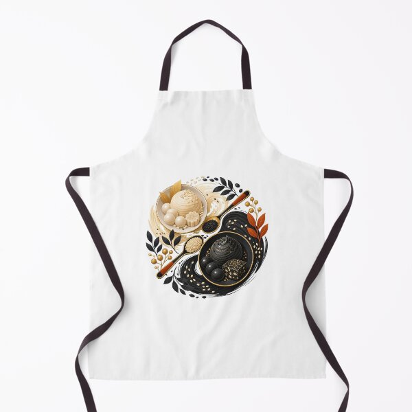 Item preview, Black Sesame Dessert Art and Cute Asian Food Illustration designed and sold by AMICO77.