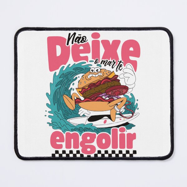 Item preview, Não Deixe o Mar Te Engolir Surfing Burger  designed and sold by RawPivot.