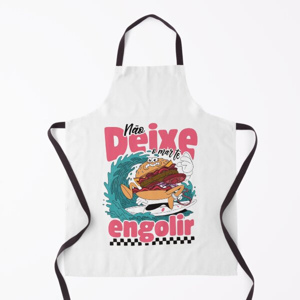 Item preview, Não Deixe o Mar Te Engolir Surfing Burger designed and sold by RawPivot.