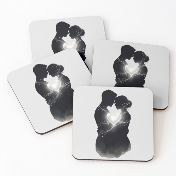 Item preview, Romantic Couple Silhouette designed and sold by jo-e-basta.