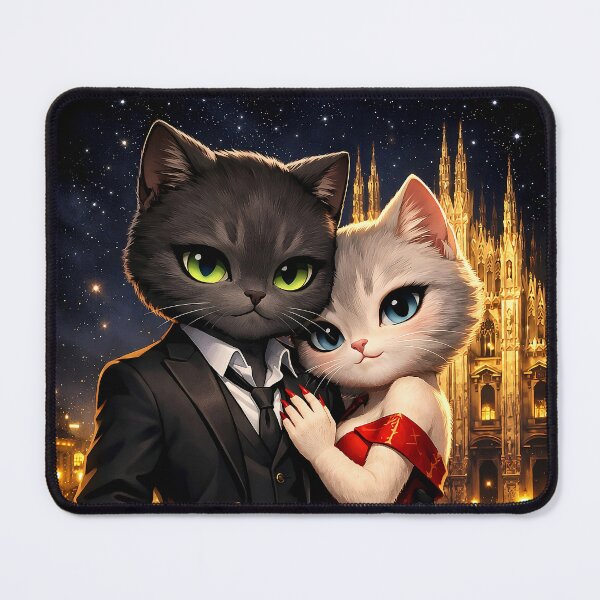 Item preview, The Milan Cats in Love designed and sold by Meow Story .