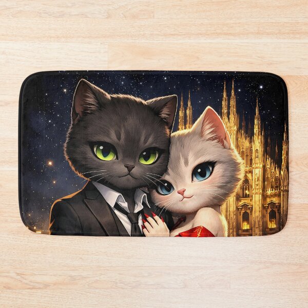 Item preview, The Milan Cats in Love designed and sold by Meow Story .
