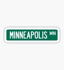 Minneapolis Street Sign Sticker