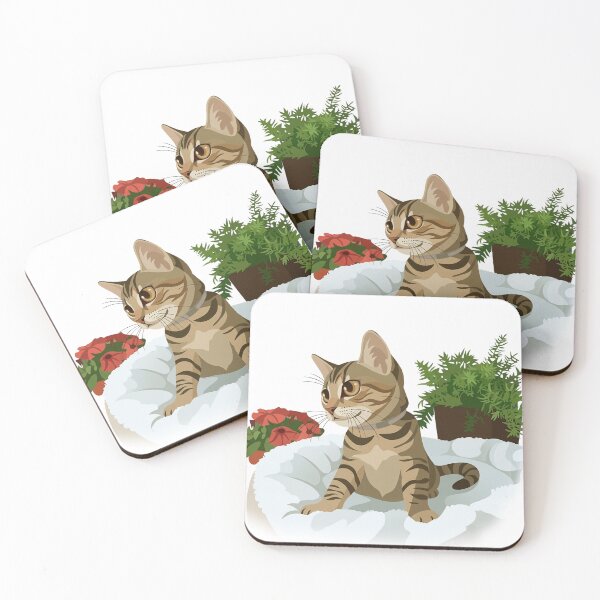 Item preview, Kitten in its bed designed and sold by NorthNook.