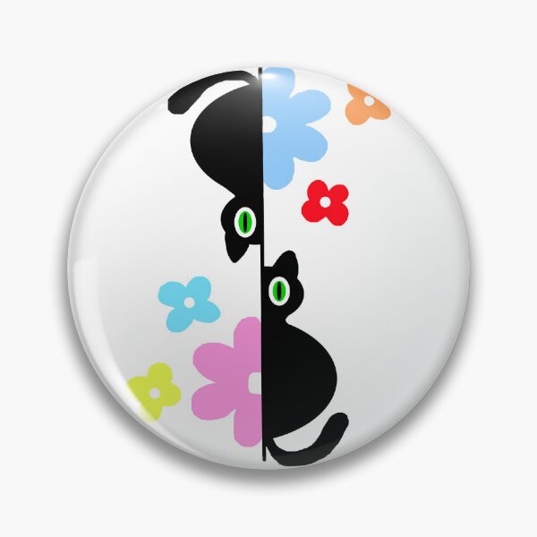 Item preview, Cat with Flowers Digital Art designed and sold by hondaart.