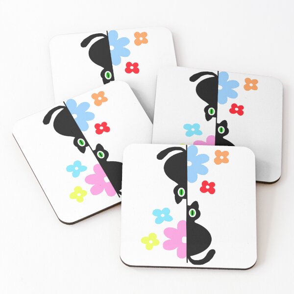 Item preview, Cat with Flowers Digital Art designed and sold by hondaart.