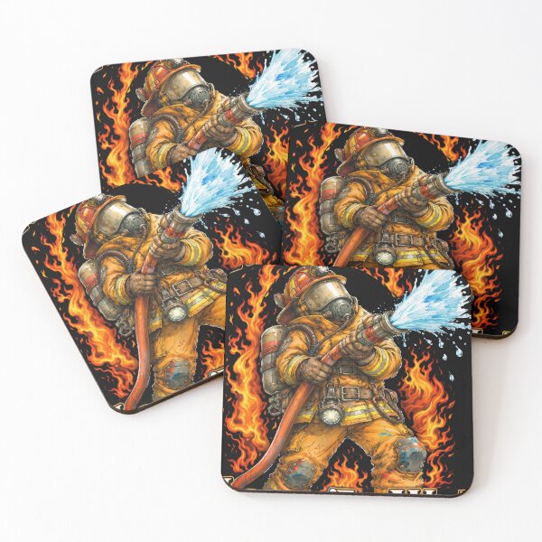 Item preview, Find 'Em Hot Fireman designed and sold by ArtShare.