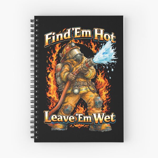 Item preview, Find 'Em Hot Fireman designed and sold by ArtShare.