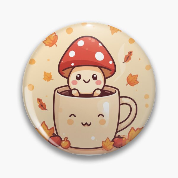 Item preview, Cozy Mushroom Coffee Cup | Kawaii designed and sold by zmsl.
