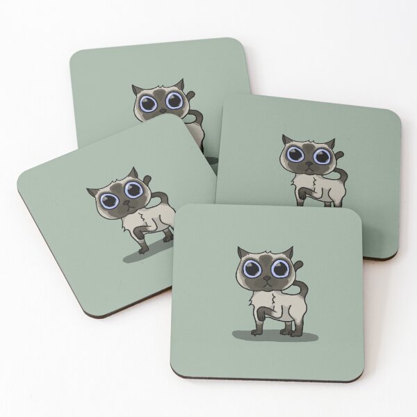 Item preview, Cute Colorpoint Cat with Blue Eyes designed and sold by Clipboard Creations.