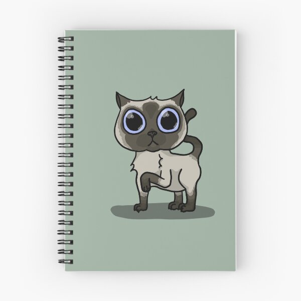 Item preview, Cute Colorpoint Cat with Blue Eyes designed and sold by Clipboard Creations.