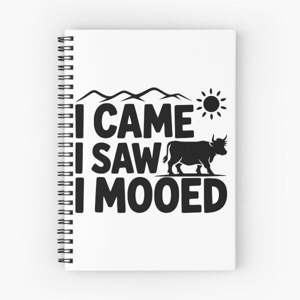 Item preview, I Came I Saw I Mooed designed and sold by theartfulaspie.