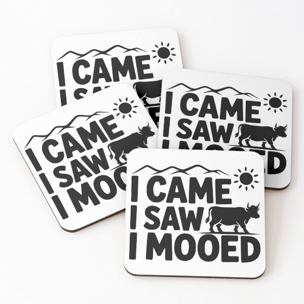 Item preview, I Came I Saw I Mooed designed and sold by theartfulaspie.