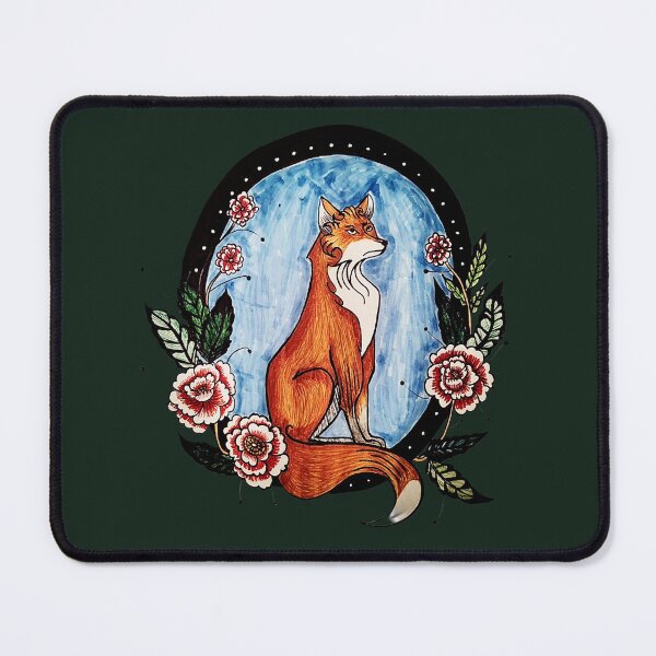 Item preview, Fox and Flowers designed and sold by ShellSpell.