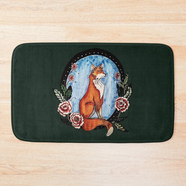 Item preview, Fox and Flowers designed and sold by ShellSpell.