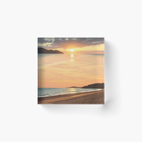 Item preview, golden ocean adventure vintage nature wall art designed and sold by Spirit of Siam.