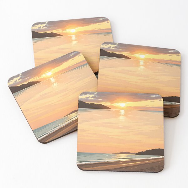 Item preview, golden ocean adventure vintage nature wall art designed and sold by Spirit of Siam.