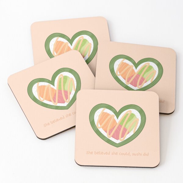 Item preview, Sushi Heart designed and sold by Meg's Sketchbook.