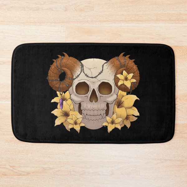Item preview, Skull and Flowers designed and sold by Vampirebunnystu.
