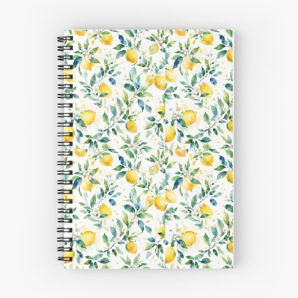 Item preview, Watercolor Lemon Blossom Botanical Pattern Elegant Citrus designed and sold by Moizento.