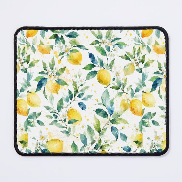 Item preview, Watercolor Lemon Blossom Botanical Pattern Elegant Citrus designed and sold by Moizento.