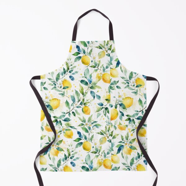 Item preview, Watercolor Lemon Blossom Botanical Pattern Elegant Citrus designed and sold by Moizento.