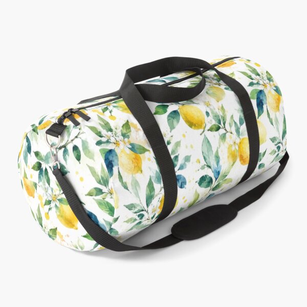 Item preview, Watercolor Lemon Blossom Botanical Pattern Elegant Citrus designed and sold by Moizento.