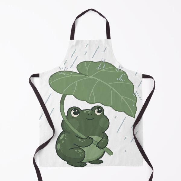 Item preview, Rainy Day Frog Leaf Umbrella Sticker | Cute Goblincore Frog designed and sold by diegomenjivar92.