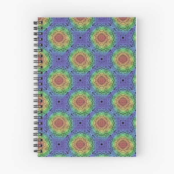 Item preview, BKRainbow Mandala Tile designed and sold by Moonlit Datura.