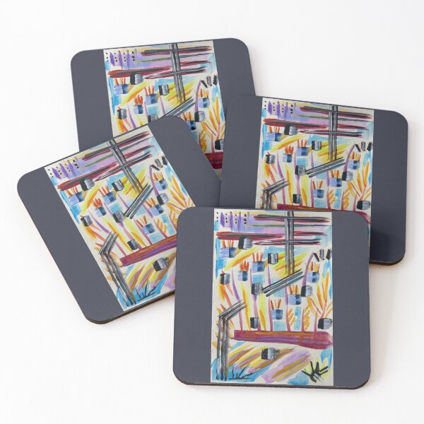 Item preview, Dynamic Gouache Abstract designed and sold by JustArtSoulUK.