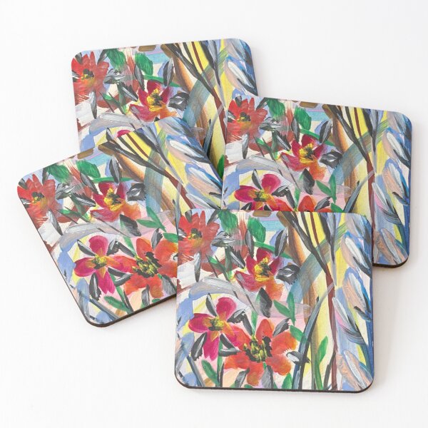 Item preview, Abstract Floral Expression Art designed and sold by JustArtSoulUK.