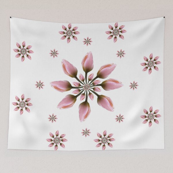 Item preview, Symmetrical Pink Floral designed and sold by Mabocoh.