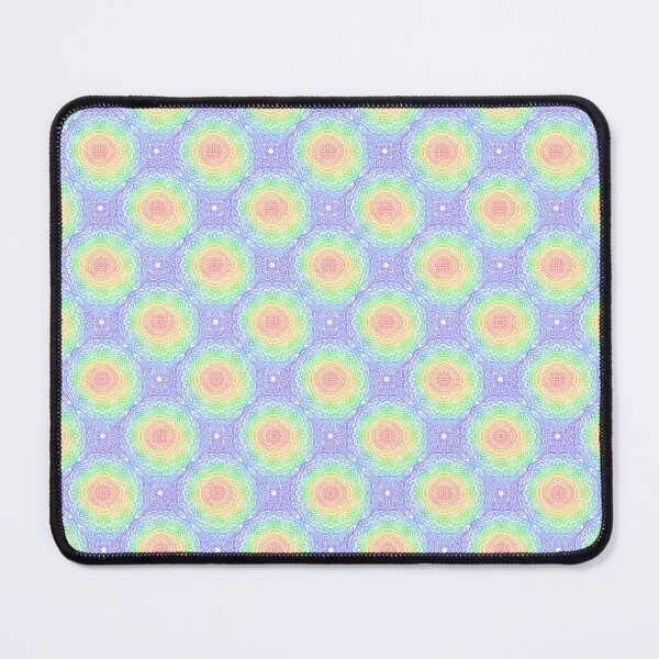 Item preview, Rainbow Mandala Tile designed and sold by Moonlit Datura.