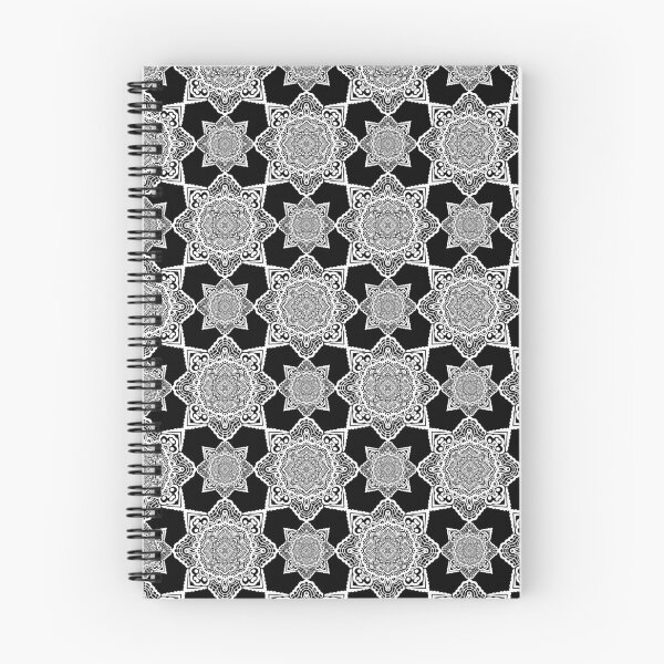 Item preview, B&W Mandala Tile designed and sold by Moonlit Datura.