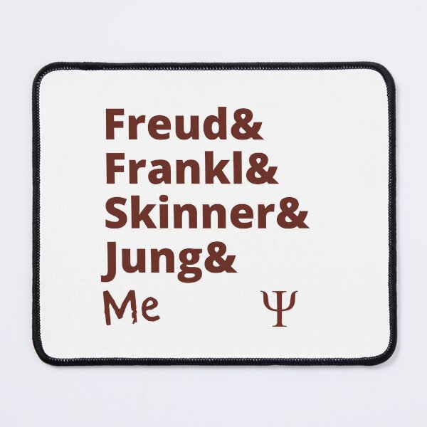 Item preview, Freud Frankl Skinner Jung Me Psychology List designed and sold by bydanijardim.