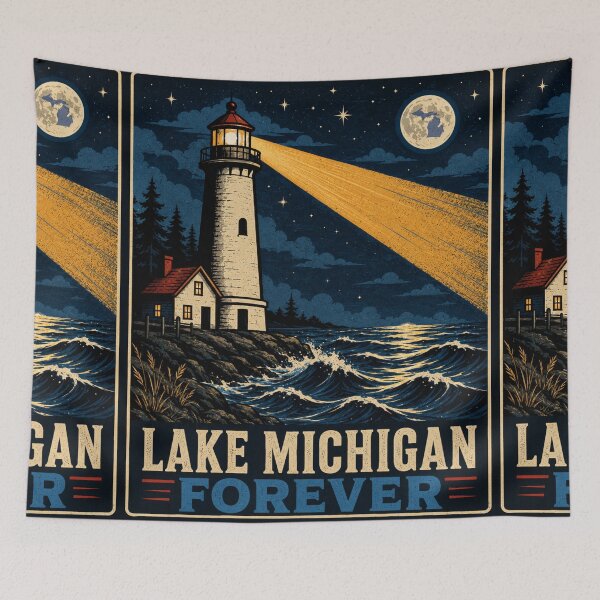 Item preview, Lake Michigan Forever designed and sold by FreshWaterWares.