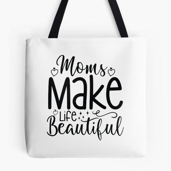 Item preview, Moms Make Life Beautiful - Mom Quotes Retro Vintage Aesthetic Cute Motherhood Mother Day Gift designed and sold by FuzionRaptor.