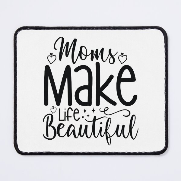 Item preview, Moms Make Life Beautiful - Mom Quotes Retro Vintage Aesthetic Cute Motherhood Mother Day Gift designed and sold by FuzionRaptor.