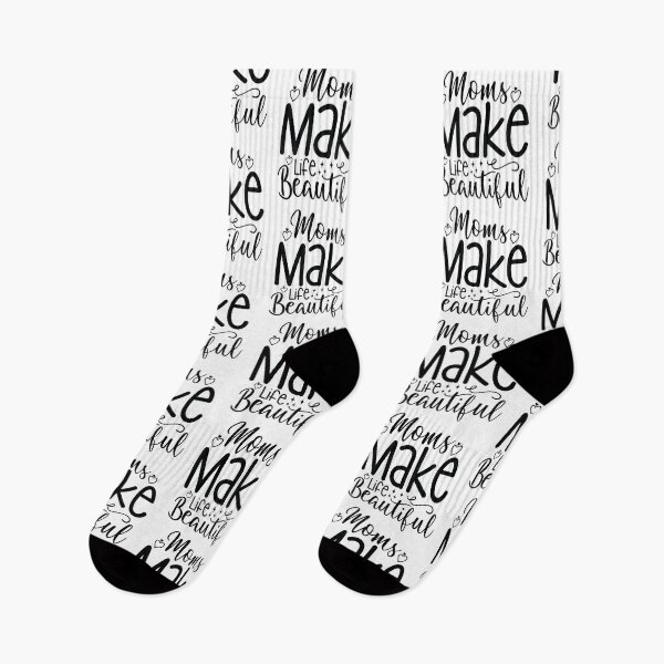 Item preview, Moms Make Life Beautiful - Mom Quotes Retro Vintage Aesthetic Cute Motherhood Mother Day Gift designed and sold by FuzionRaptor.