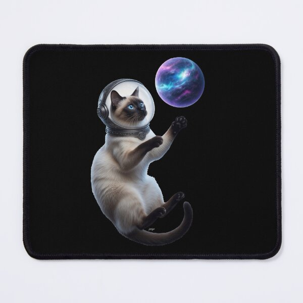 Item preview, Siamese Astronaut Cat | Space Explorer Feline #5 designed and sold by Joammiyon.