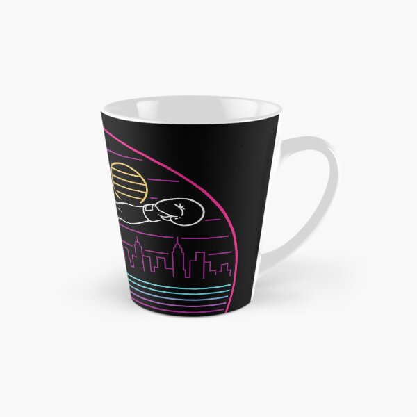 Item preview, ALI | Retro Heavyweight Boxing Neon Line Art designed and sold by pixiedustpaint.
