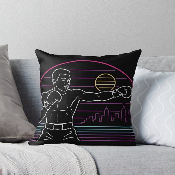 Item preview, ALI | Retro Heavyweight Boxing Neon Line Art designed and sold by pixiedustpaint.