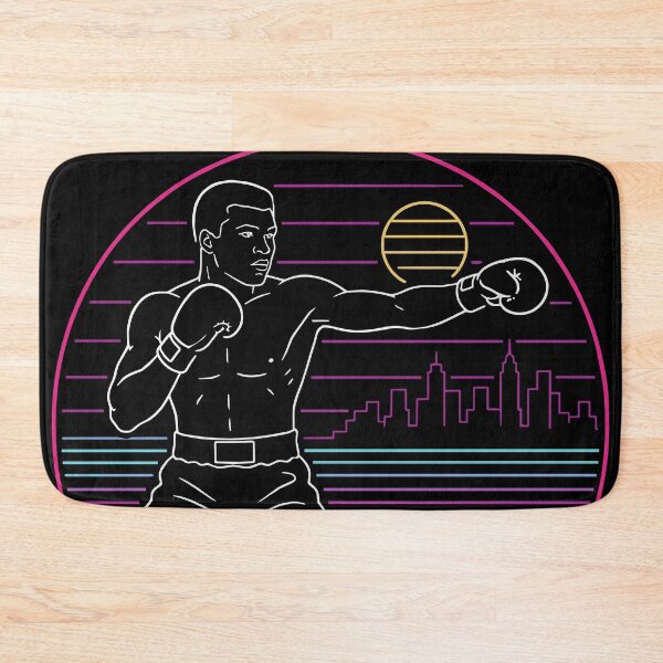 Item preview, ALI | Retro Heavyweight Boxing Neon Line Art designed and sold by pixiedustpaint.