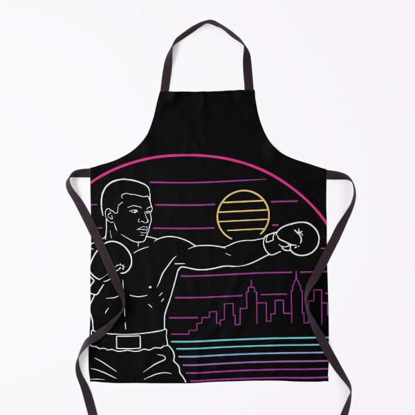 Item preview, ALI | Retro Heavyweight Boxing Neon Line Art designed and sold by pixiedustpaint.