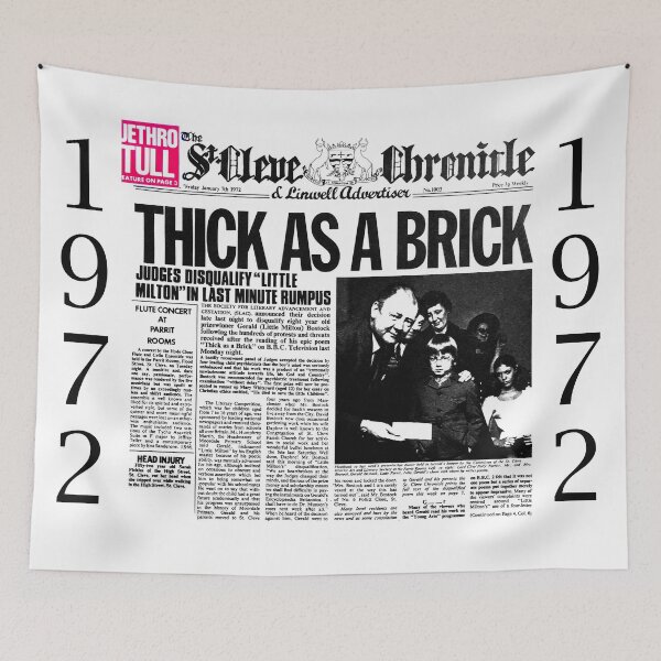 Item preview, Jethro Tull 1972 album Thick as a brick designed and sold by Dlt1981.