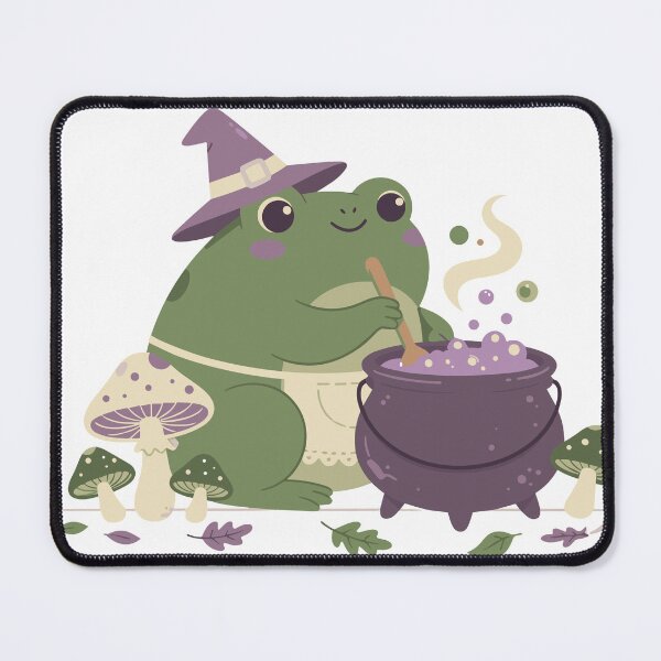 Item preview, Witch Frog Potion Sticker | Cottagecore Goblincore Frog Gift designed and sold by diegomenjivar92.